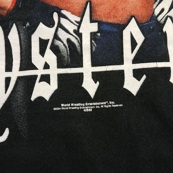 Vintage WWE Rey Mysterio Lucha Libre Luchadore Mask Size M T-shirt 2004 Trinity - Picture 9 of 9